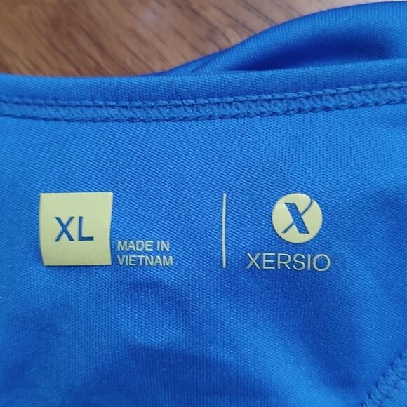 Xersion turquoise blue racerback tank top  Sz XL - Picture 5 of 5